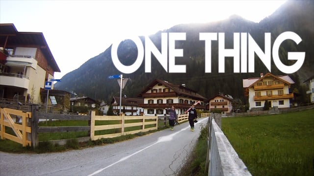 One Thing – Self Edit Dan Rowe 2014