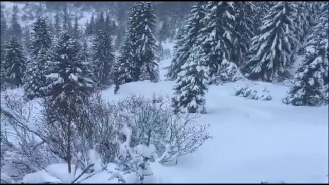 Wintereinbruch am Arlberg